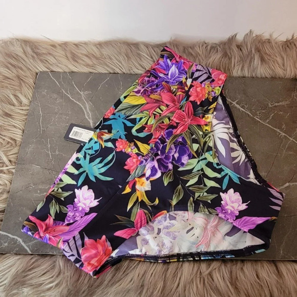 ASOS Fig Leaves Fold Over Waist Bikini Bottom - Picture 1 of 4